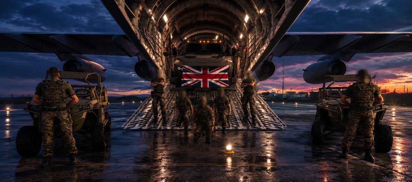 United Kingdom Commando Force banner