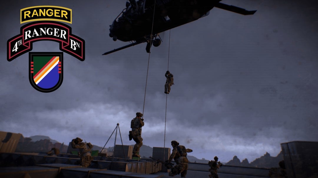 4th Ranger Battalion banner
