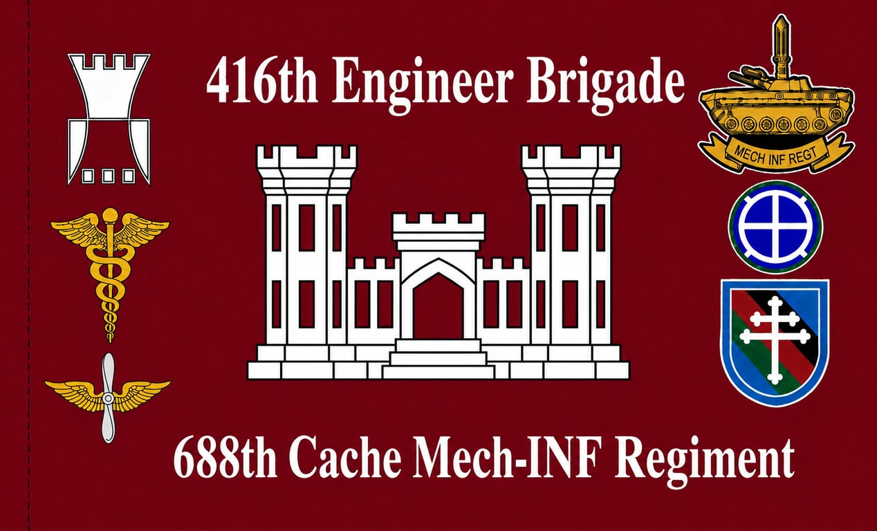 416 Cache Mech Inf Brigade banner