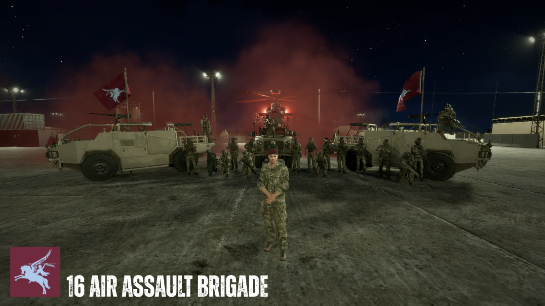 16 Air Assault Brigade banner