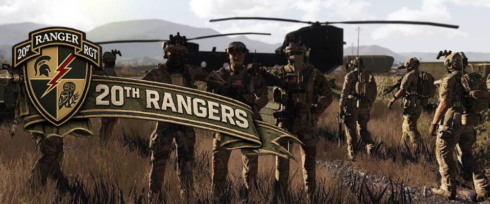 20th Ranger Regiment banner
