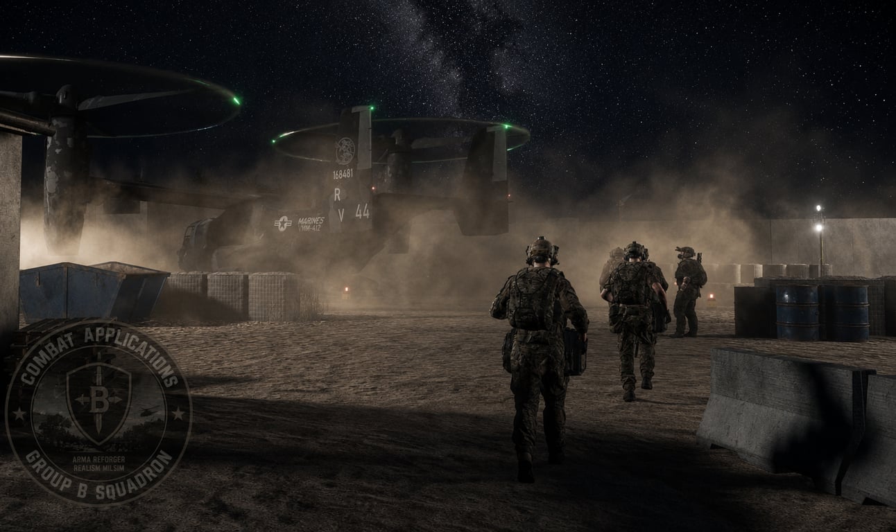 Combat Applications Group Realism Milsim banner