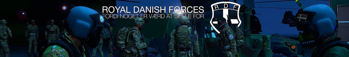 Royal Danish Forces banner