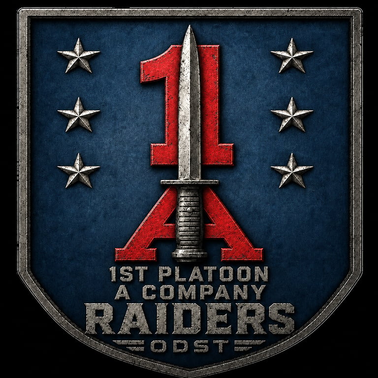 1st Platoon ODST "Raiders" logo