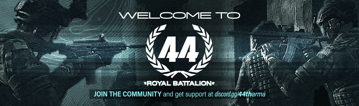 44th Royal Battalion banner