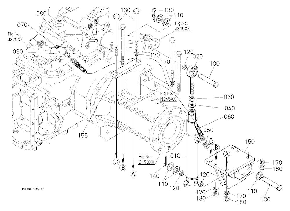 Assist Cylinder Kit Lh (W/G No.M9269B) [Option]