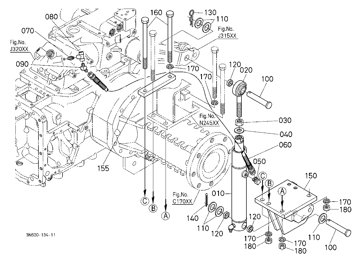 Assist Cylinder Kit Lh (W/G No.M9269B) [Option]