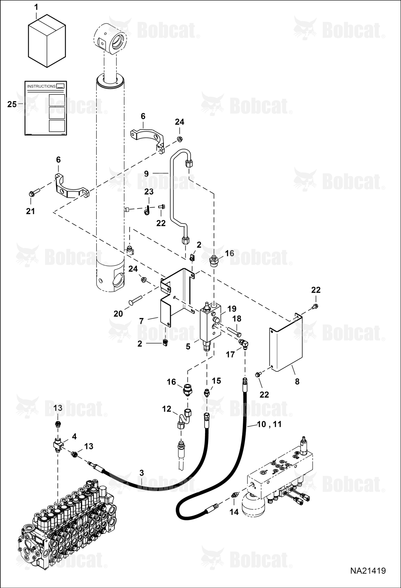 Load Hold Kit (Boom)  B4TD11001 - B4TD11345