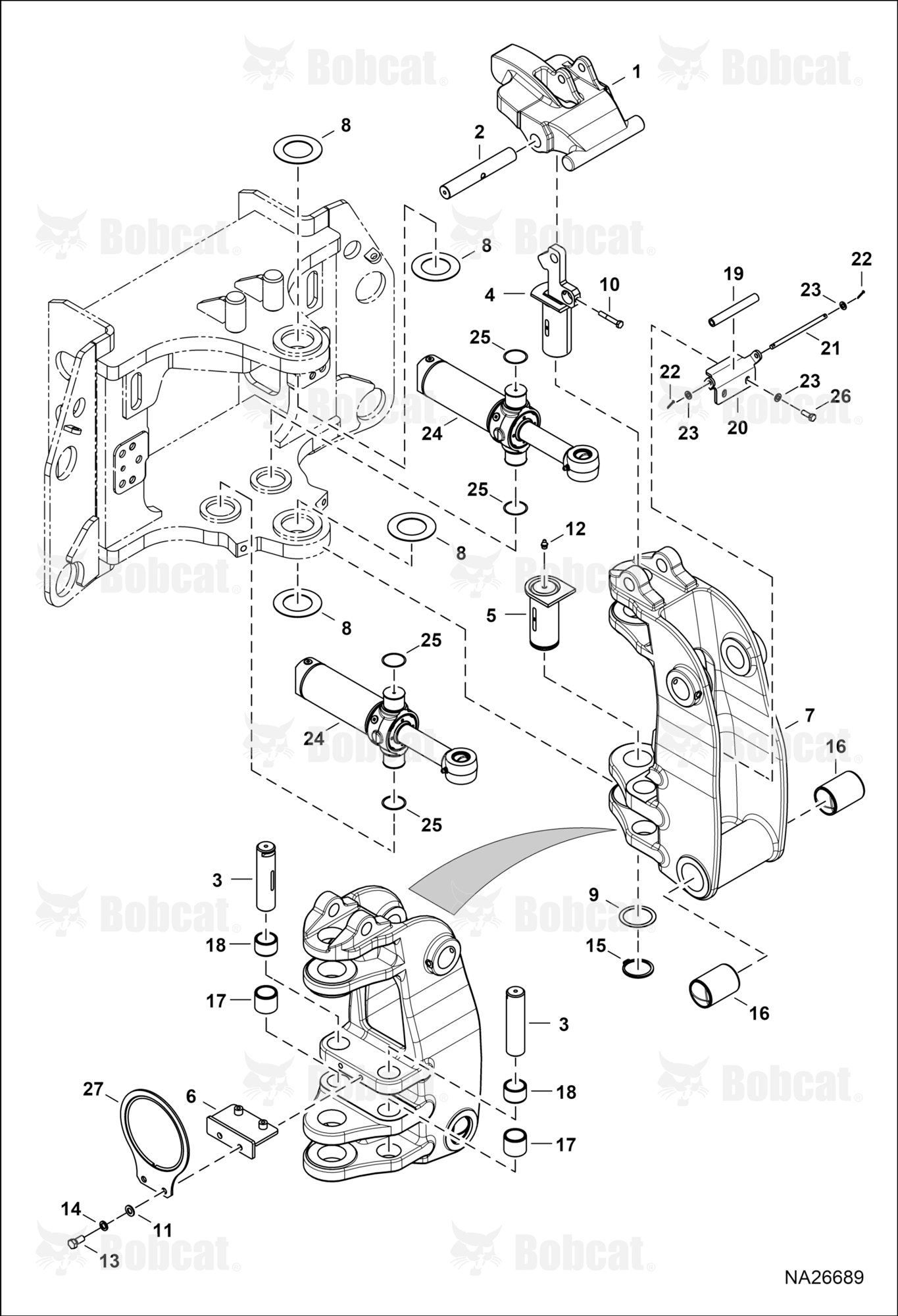 Backhoe (Swing Post)
