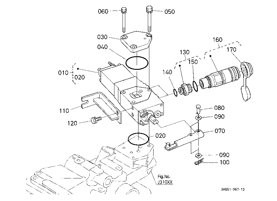 Auxiliary Control Valve (Scd) [Cab Type]