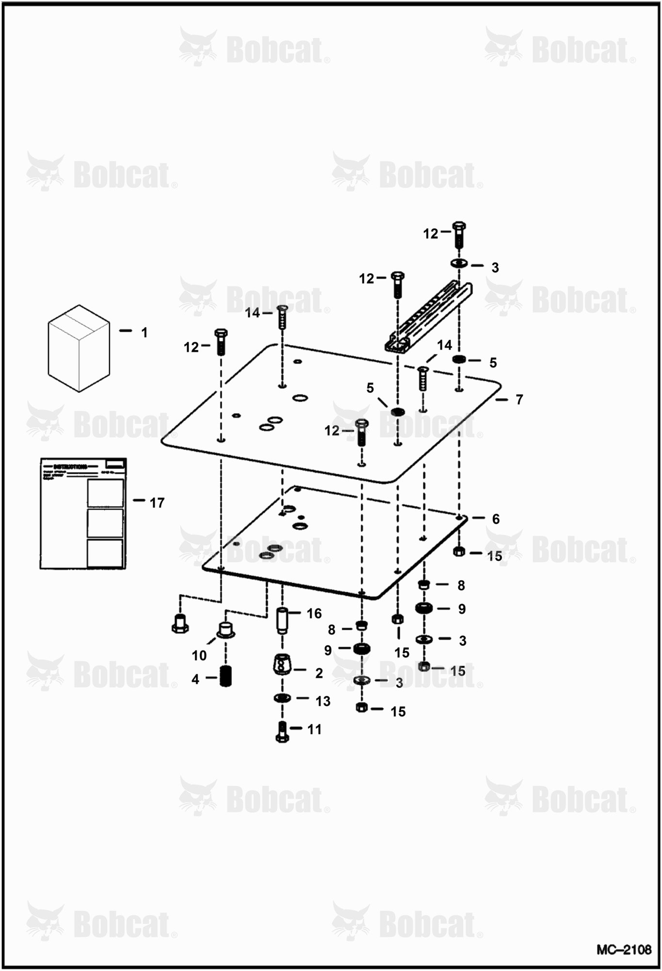 Seat Kit (Side Pivot) (For Standard & Suspension Seats)