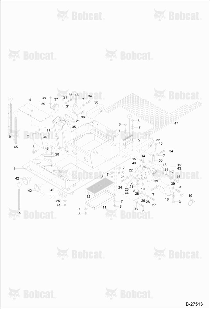 Floor Frame 120000A0497 & Above