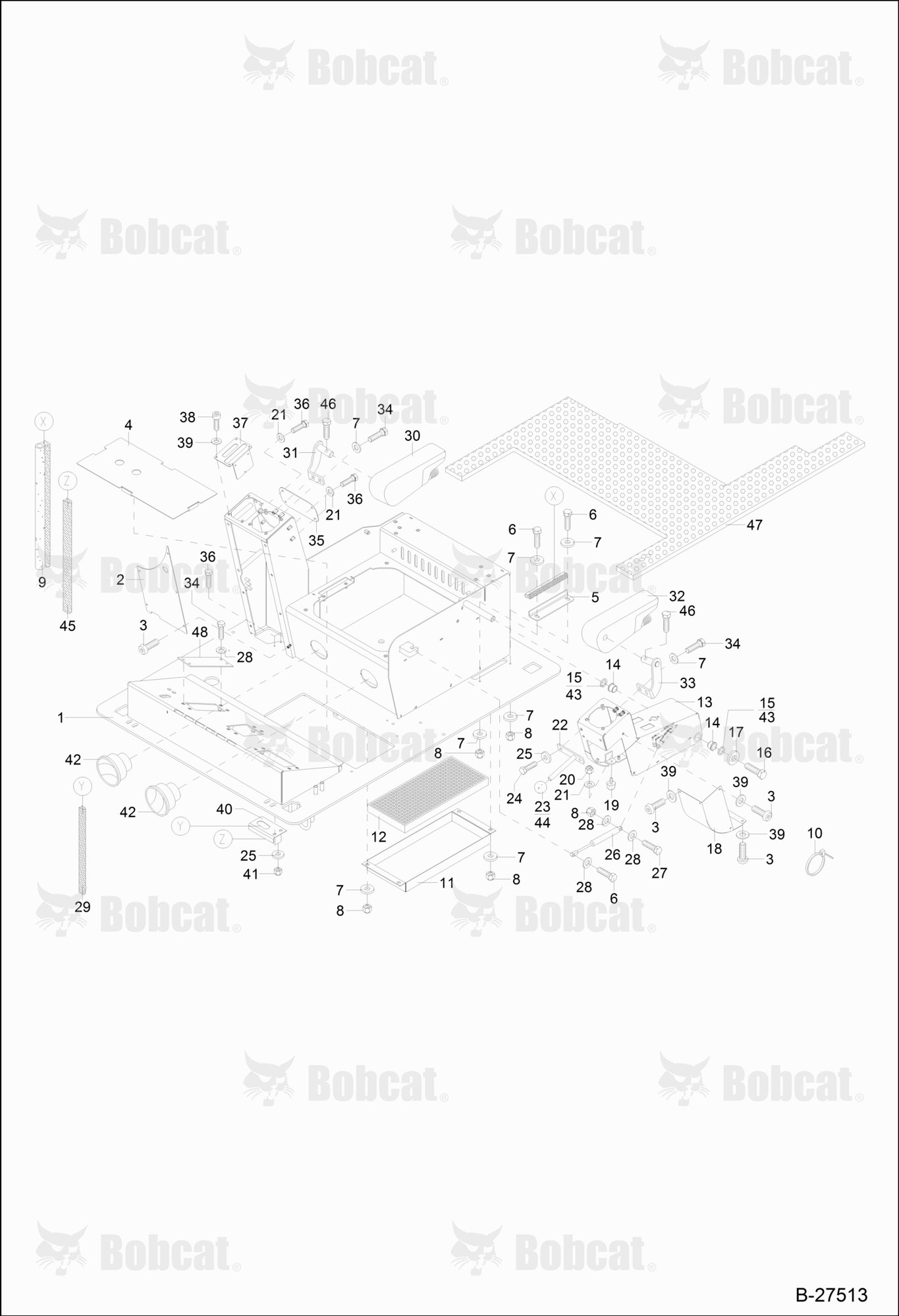 Floor Frame  120000A0497 & Above