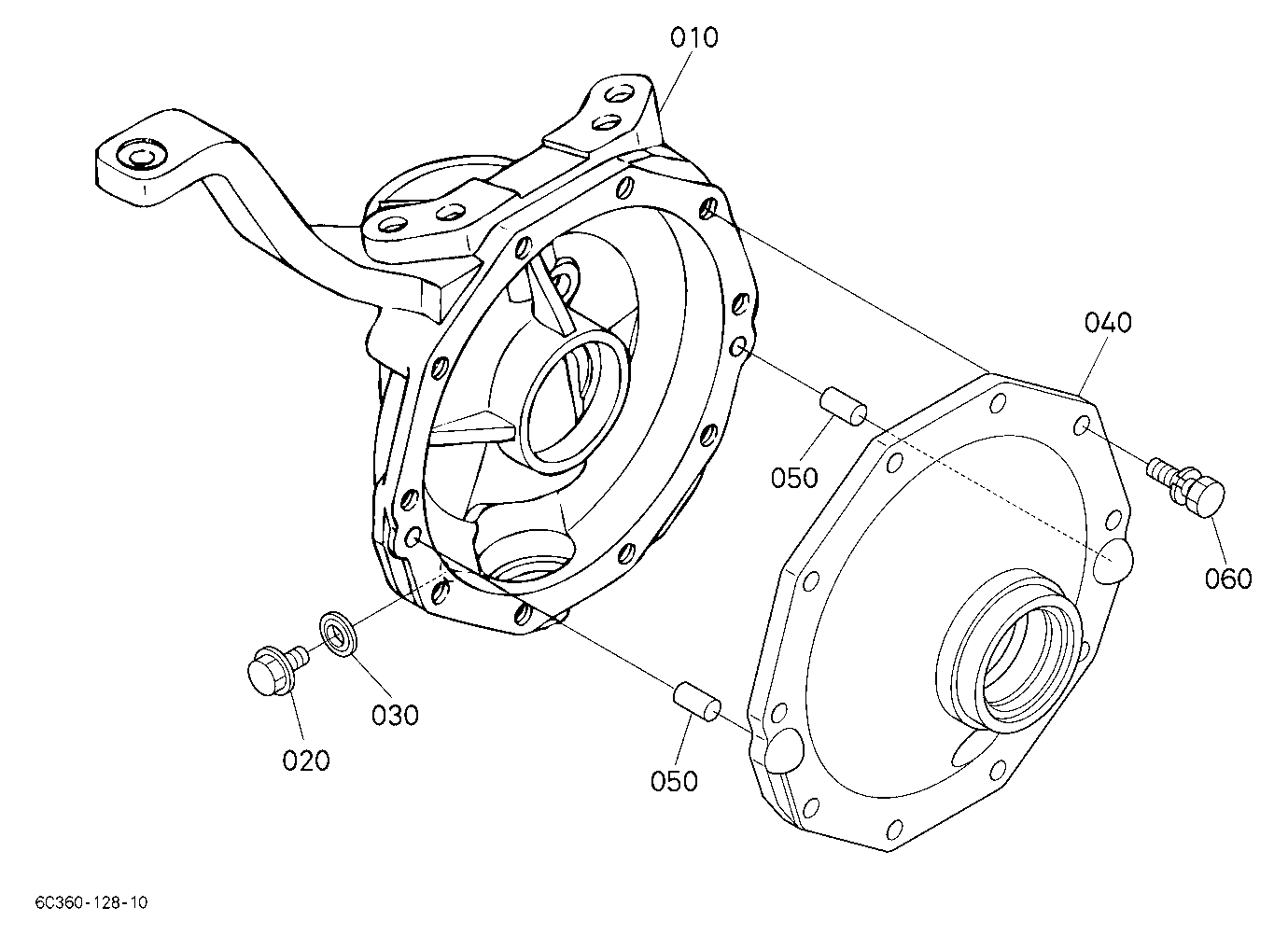 Front Axle Case Lh