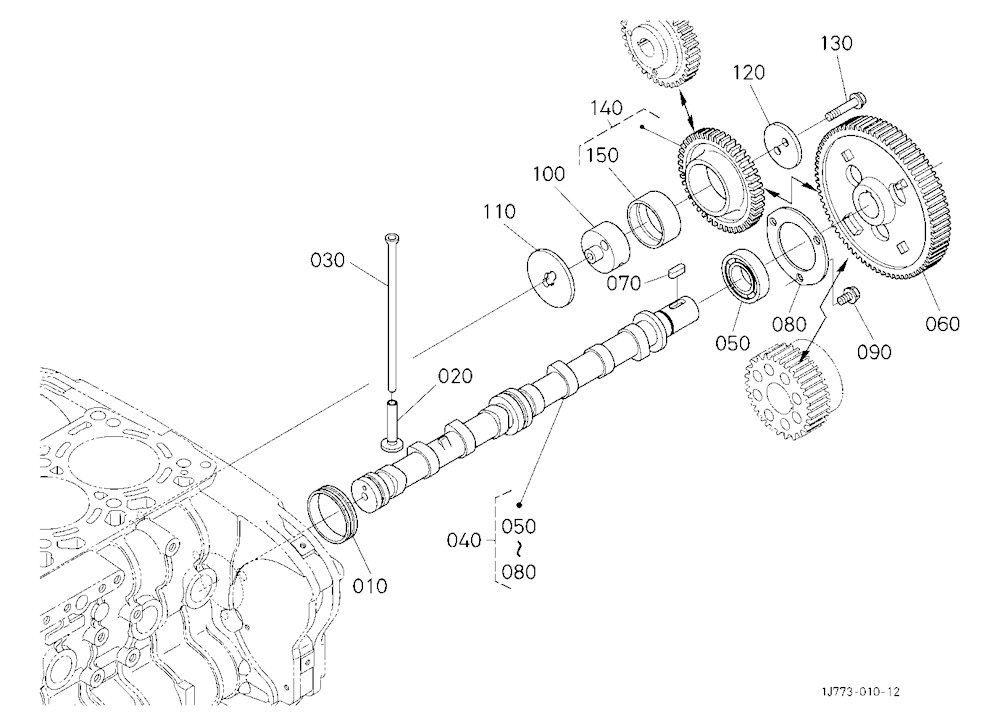 Camshaft And Idle Gear Shaft