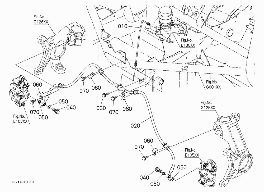 BRAKE OIL LINE(FRONT)