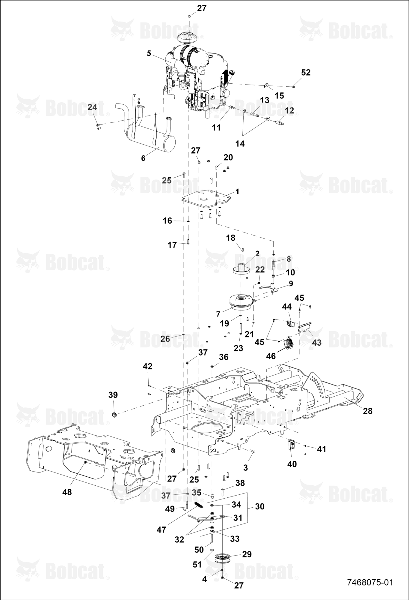 Engine Deck Assembly