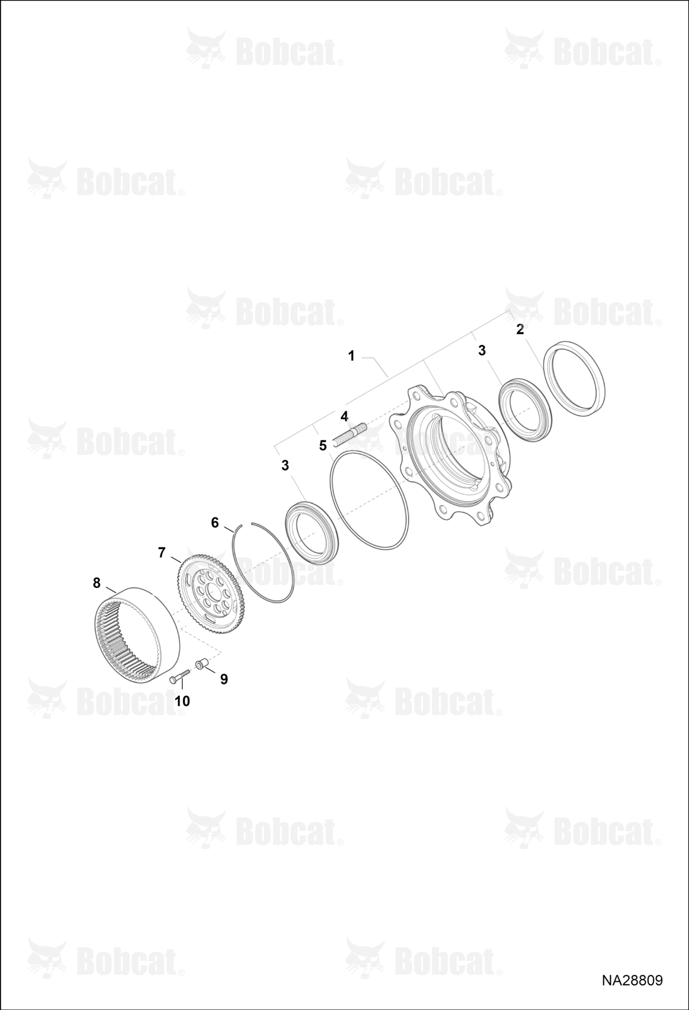 Front Axle (Wheel Hub)