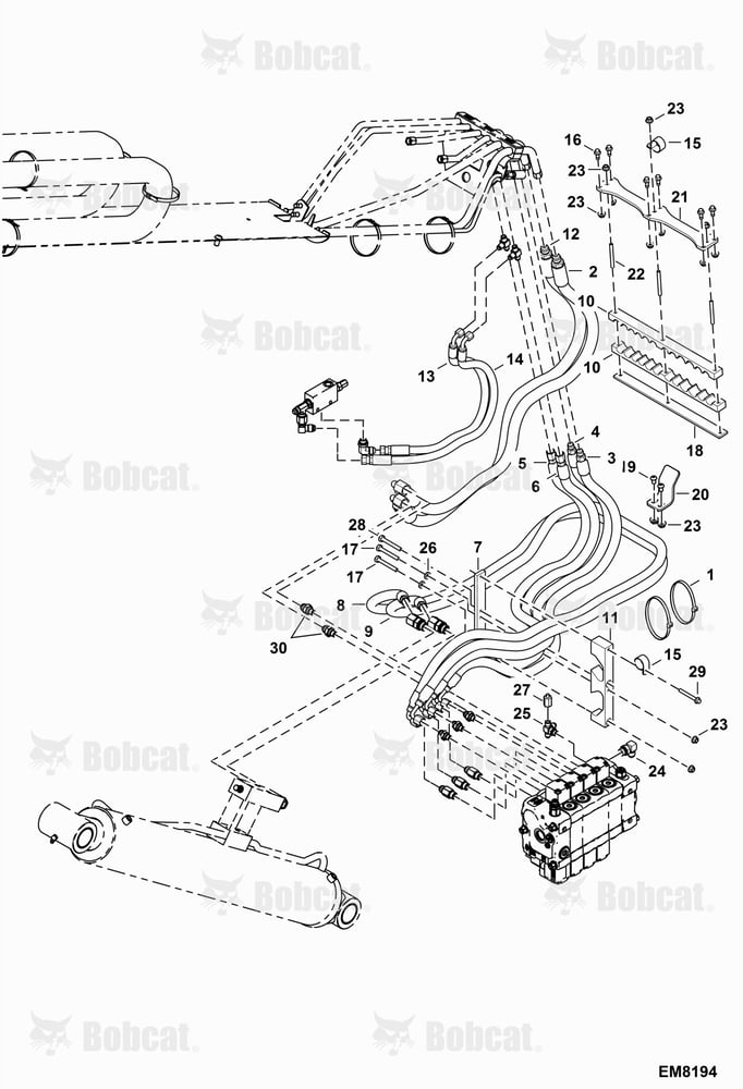 Hydraulic Circuitry (Boom Hydraulic Supply)