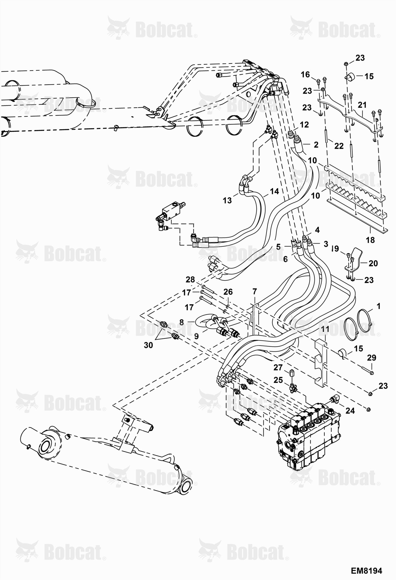 Hydraulic Circuitry (Boom Hydraulic Supply)