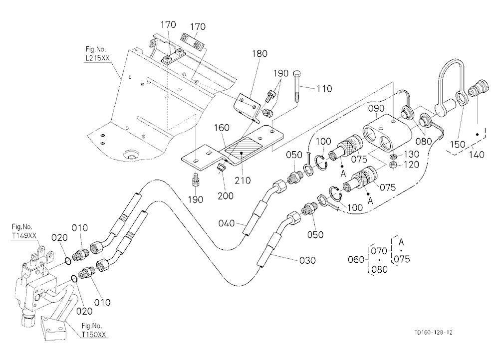 Auxiliary Control Valve Coupler (1St) (W/G No.L833