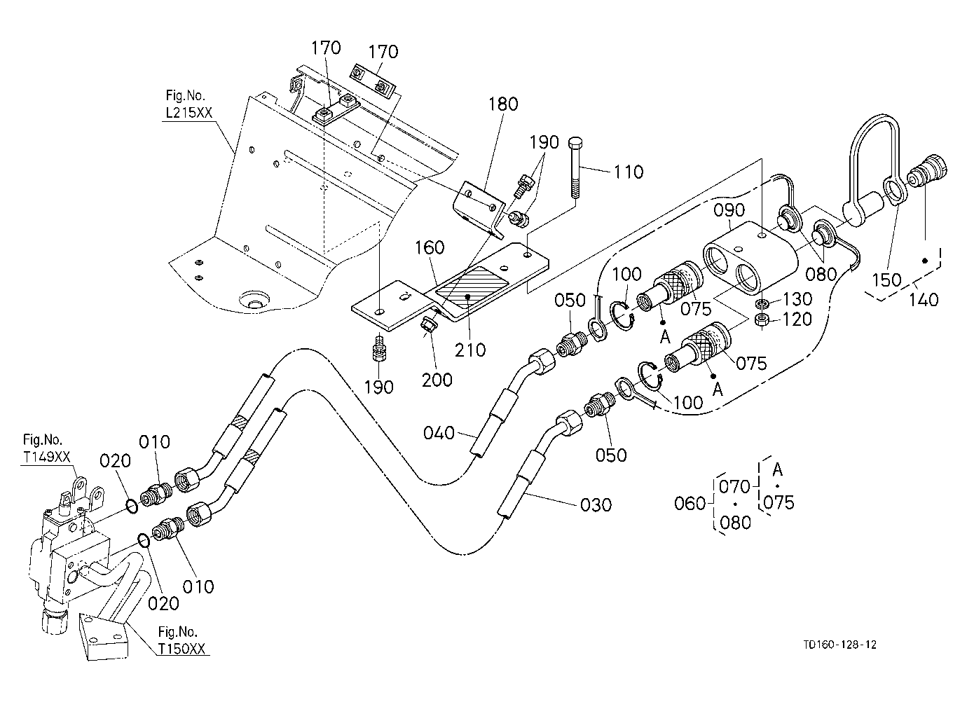 Auxiliary Control Valve Coupler (1St) (W/G No.L833