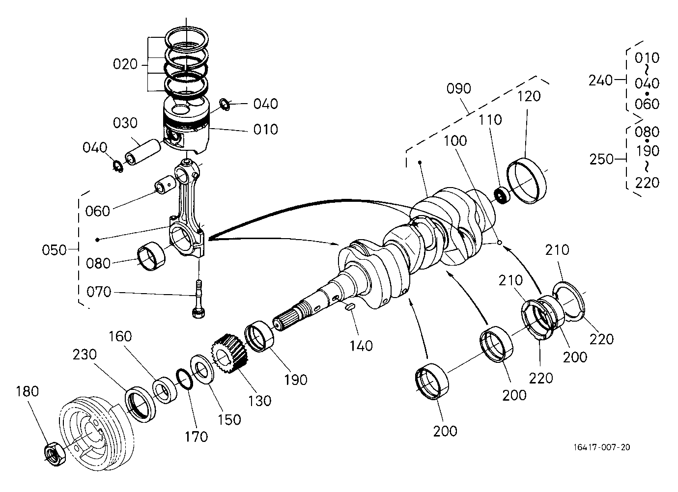 Piston And Crankshaft