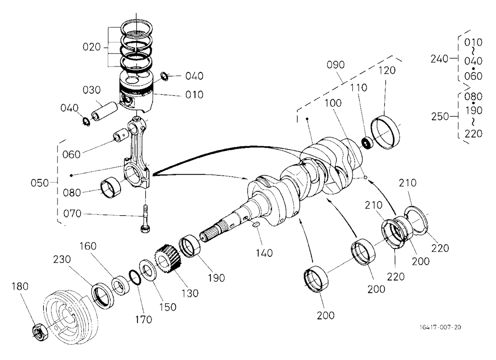 Piston And Crankshaft