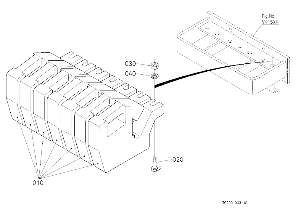 Front Weight (W/G No.Bl8060-1) [Option]
