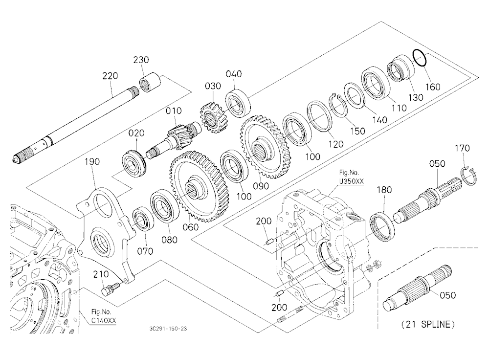 Pto(540/1000) Conversion Kit (Gear) [Option]