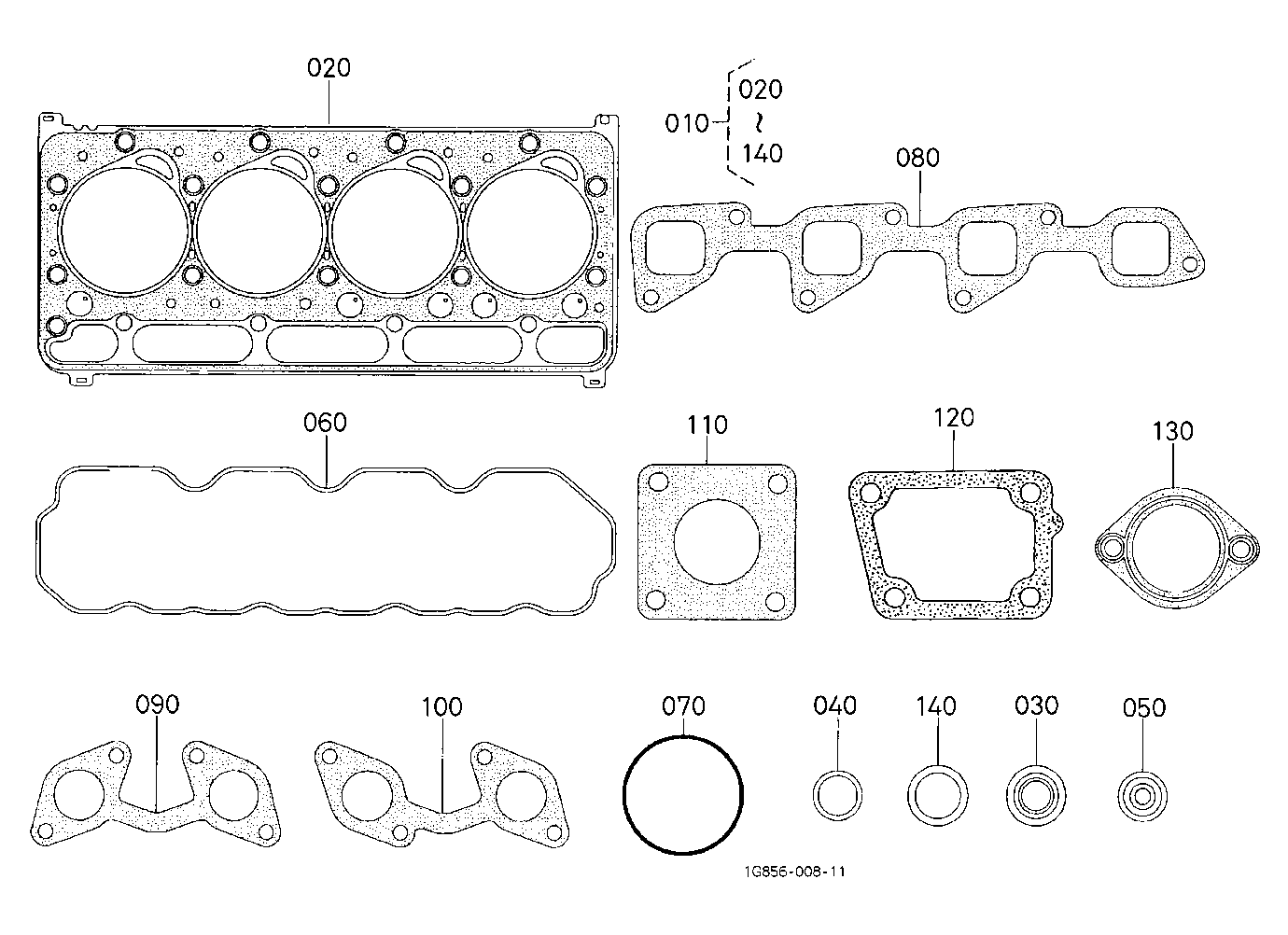 Upper Gasket Kit