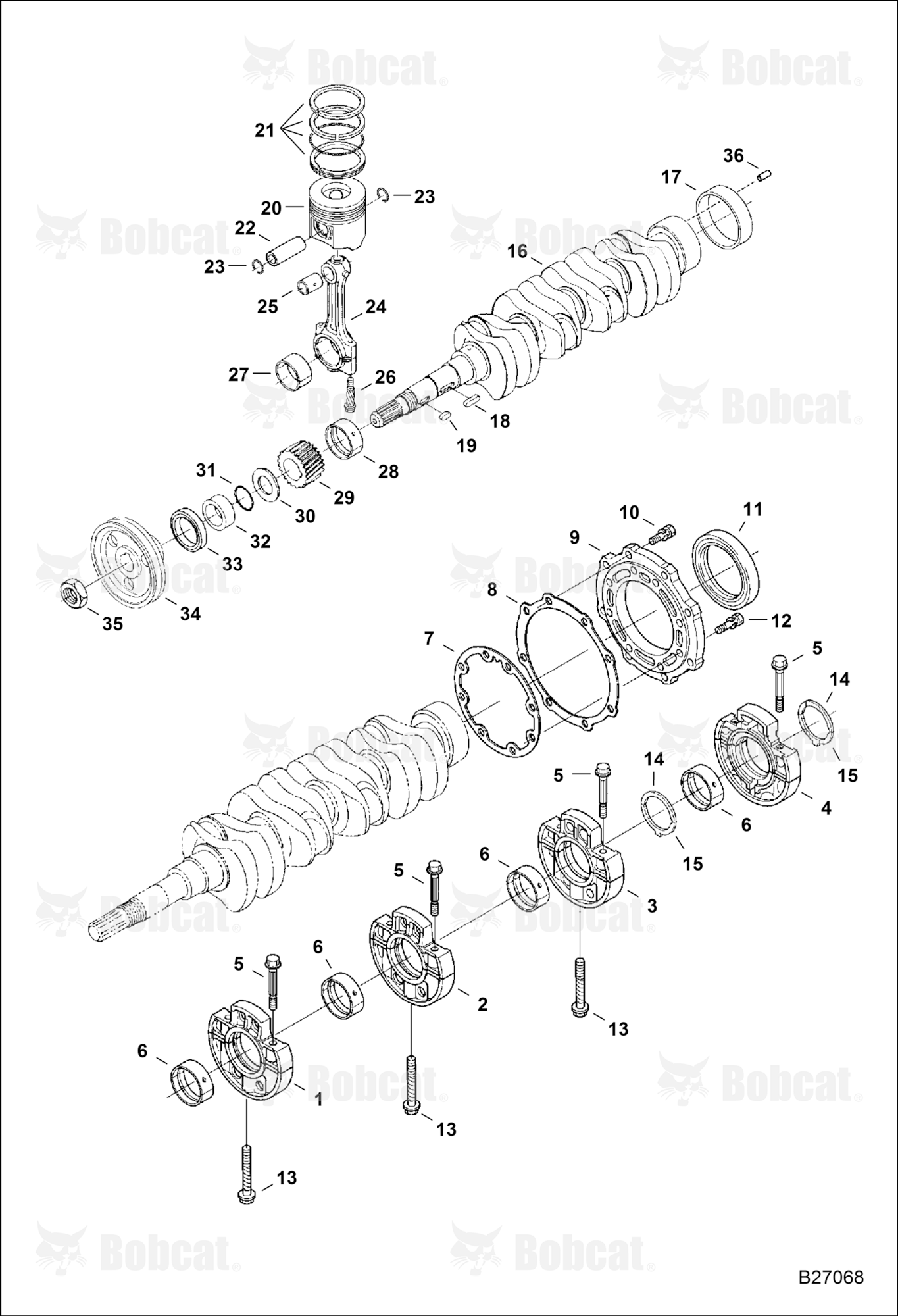 Piston & Crankshaft