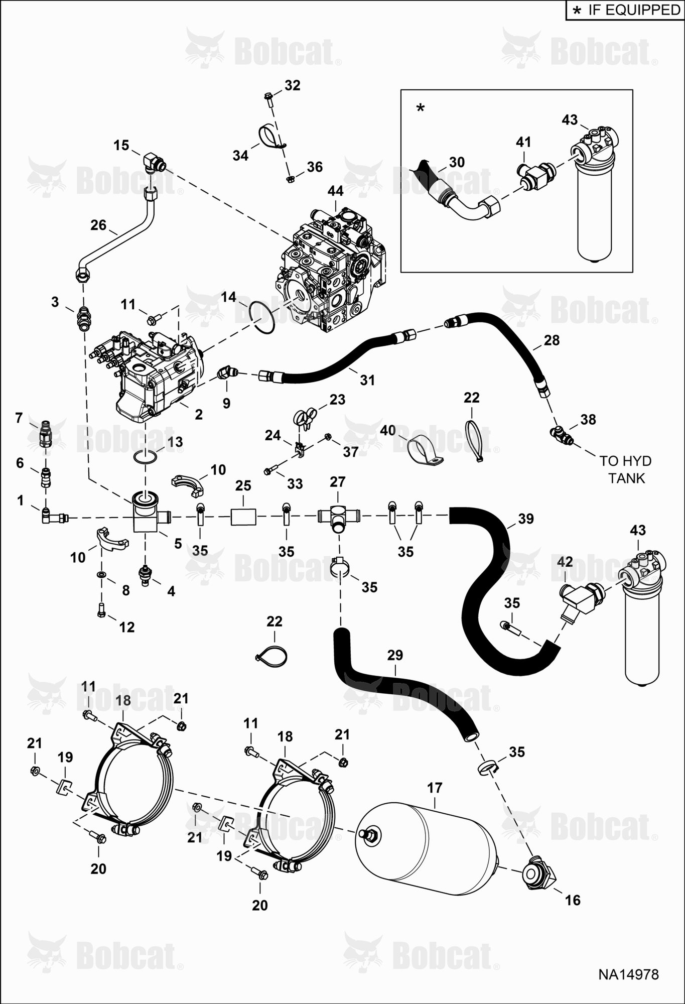 Hydraulic Circuitry (Piston Pump & Accumulator)