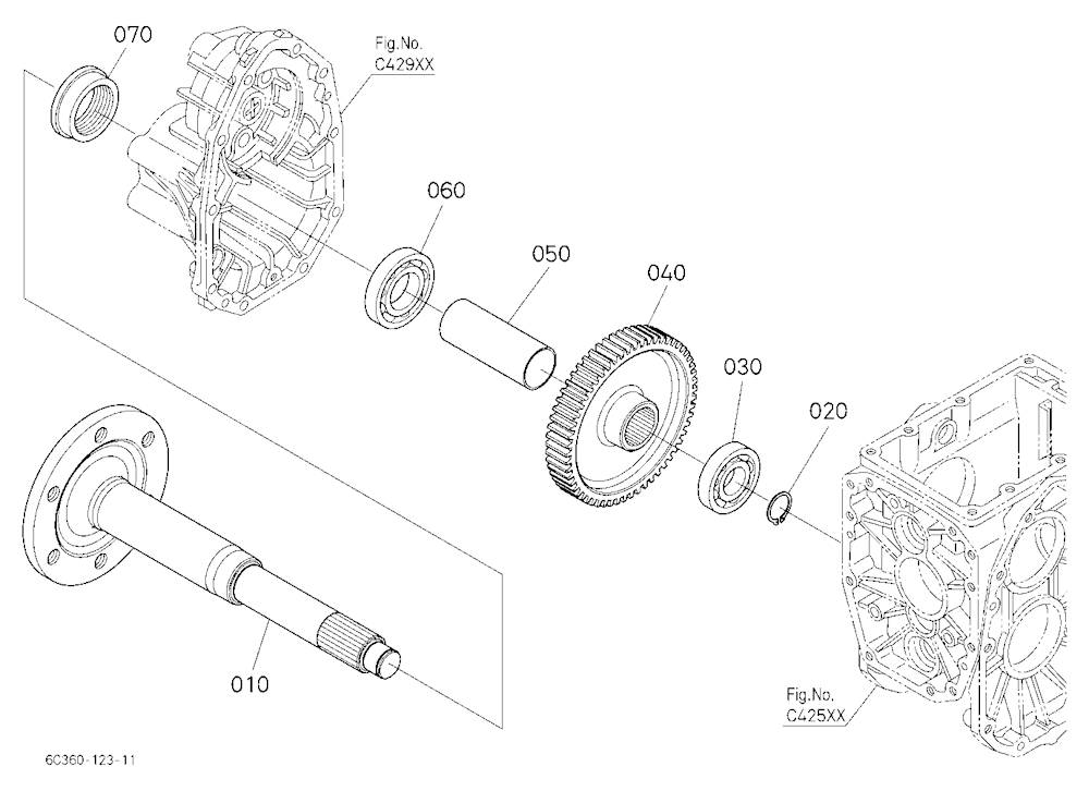Rear Axle Rh
