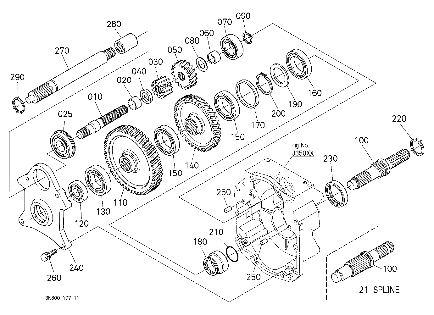 Pto (540/1000) Conversion Kit (Gear) [Except [Shdc