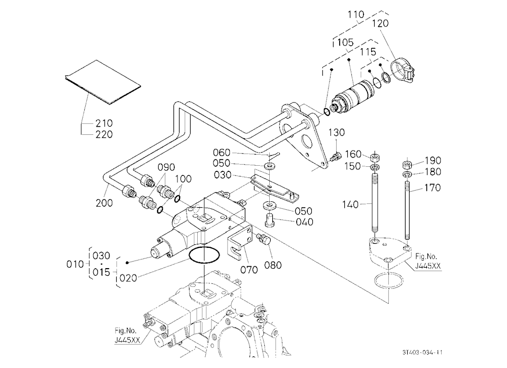 Auxiliary Control Valve Kit (Fd) (3Rd) [Option]