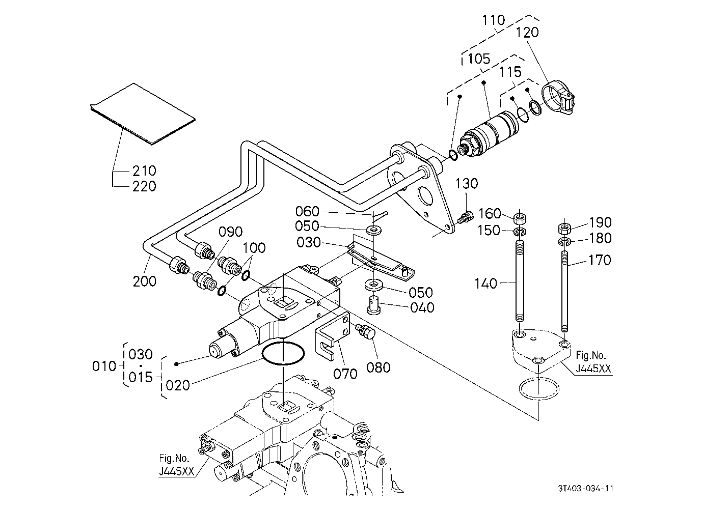 Auxiliary Control Valve Kit (Fd) (3Rd) [Option]