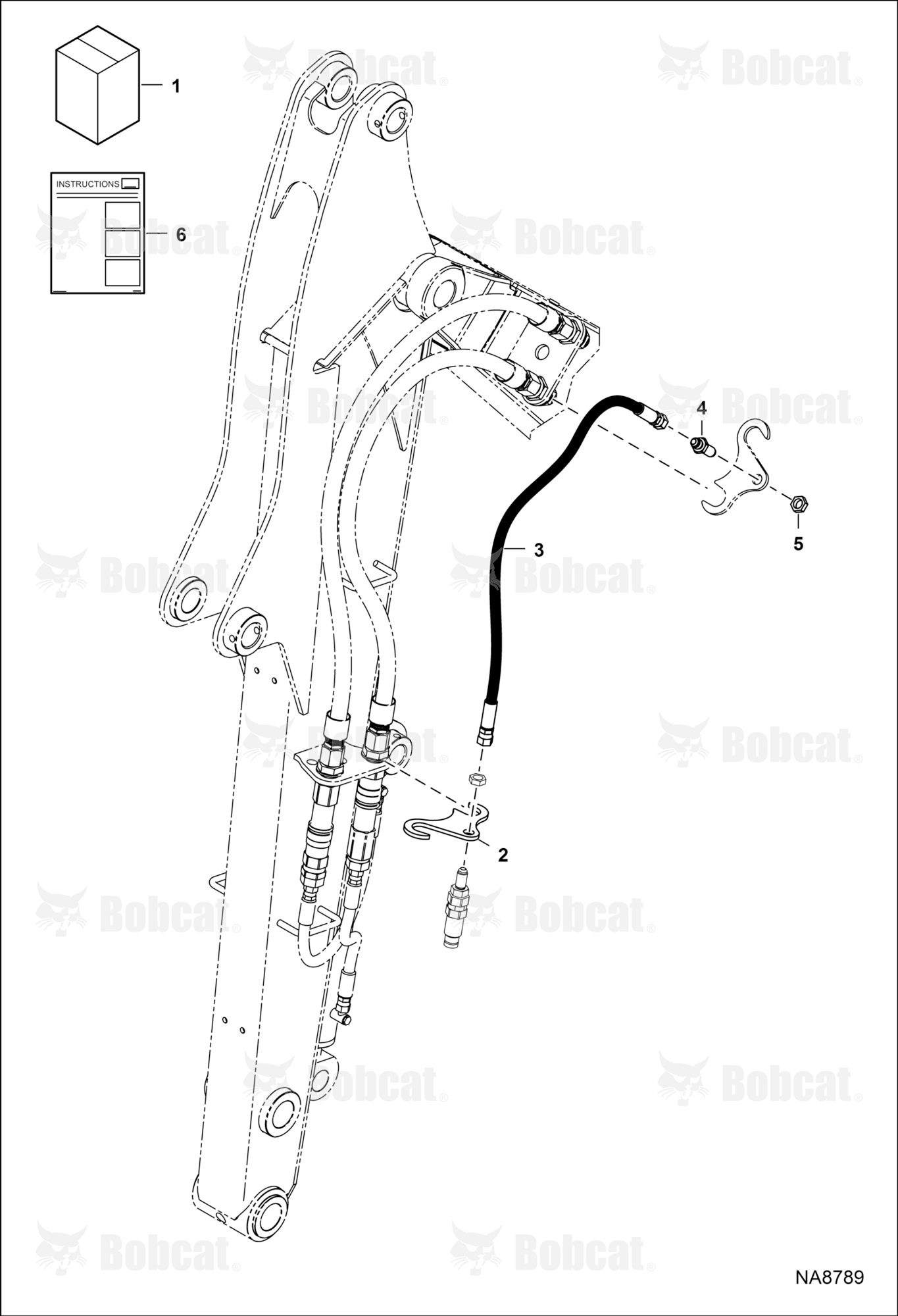 Case Drain Kit (Long Arm)