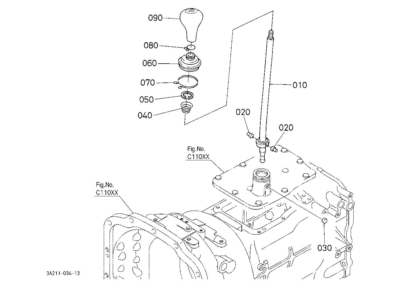 Main Gear Shift Lever