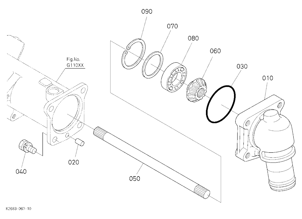 Bevel Gear Lh