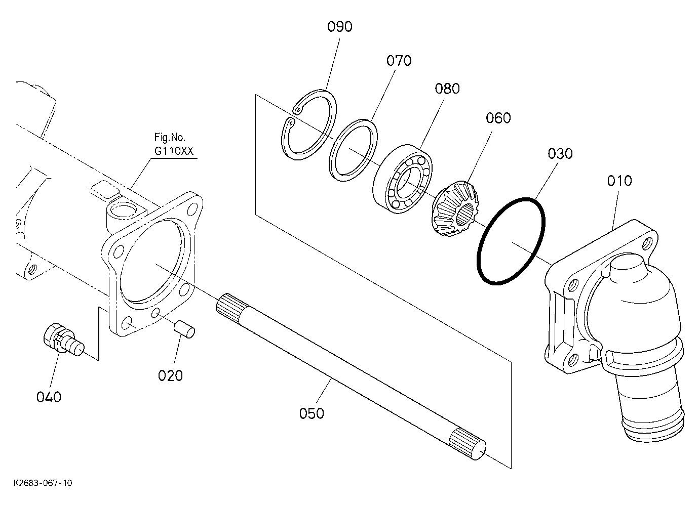 Bevel Gear Lh