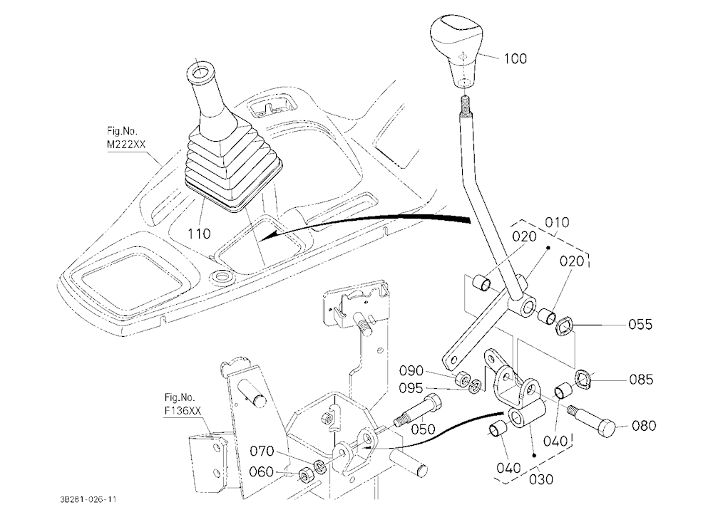 Main Gear Shift Lever