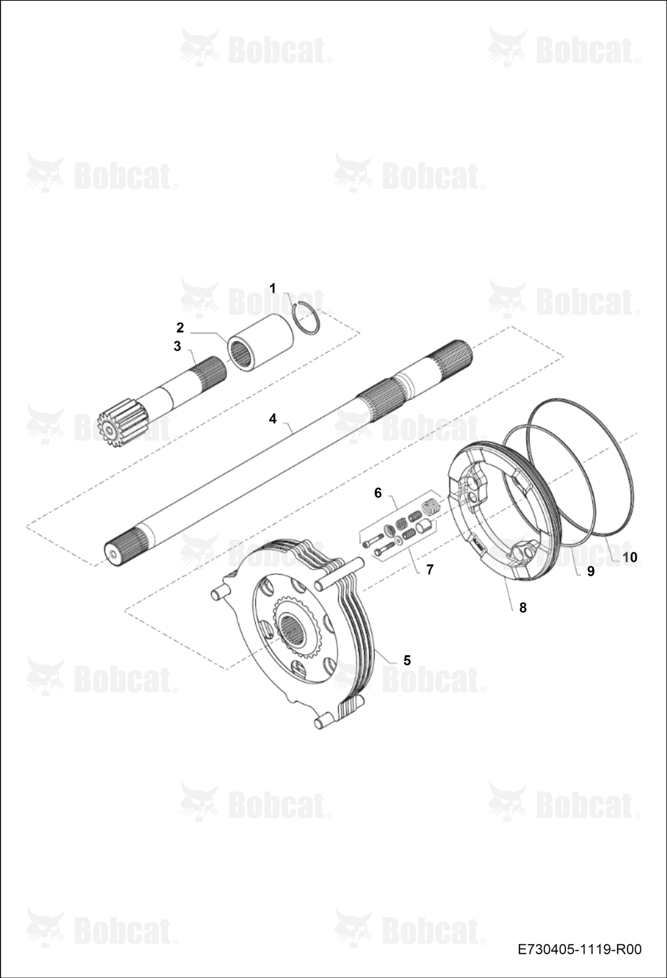 Rear Axle Brake Disc 4WD