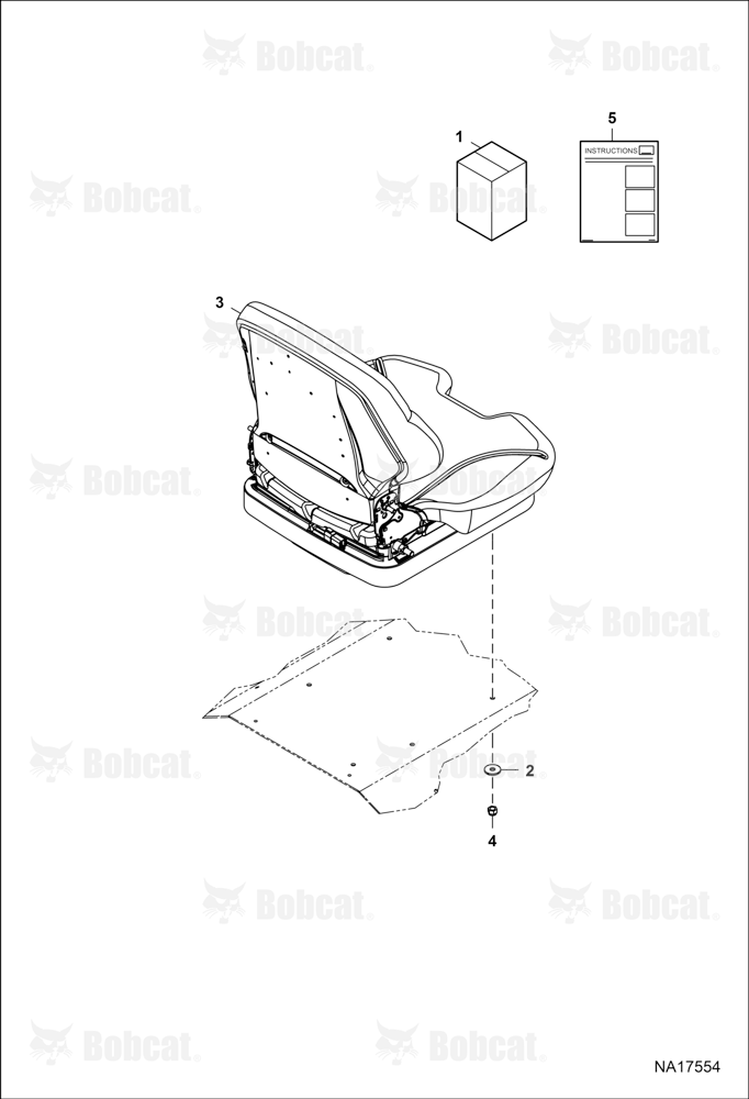 Seat Kit (Suspension) (Air) (Heated)
