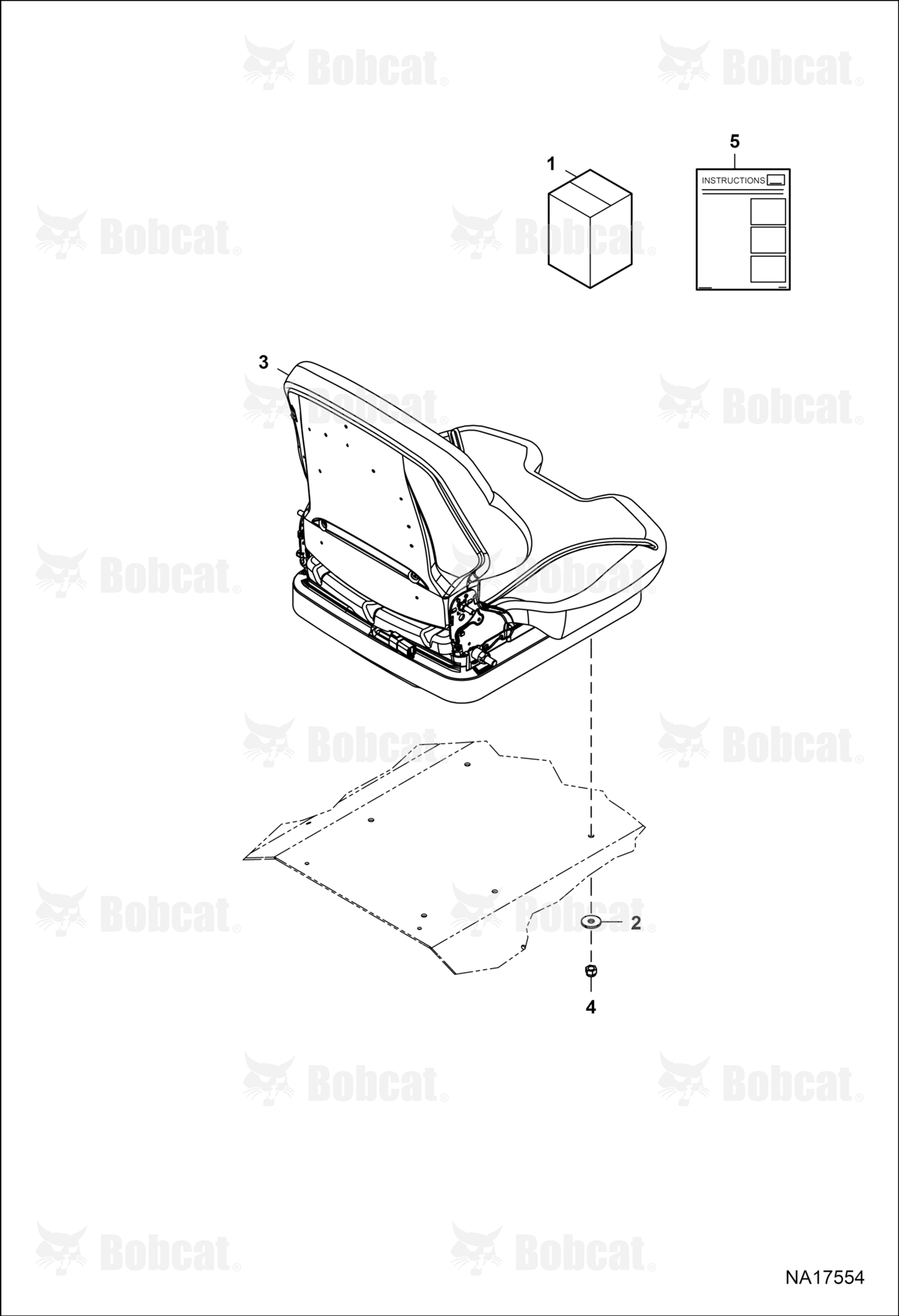 Seat Kit (Suspension) (Air) (Heated)