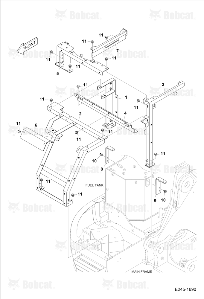 Support & Baffle (One)