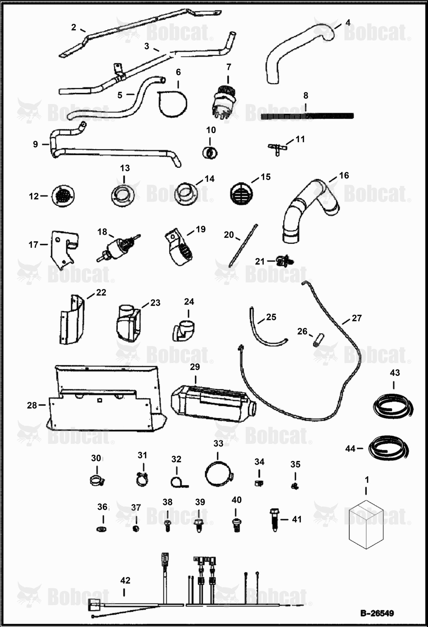 CAB Heater Kit (Gas engine)