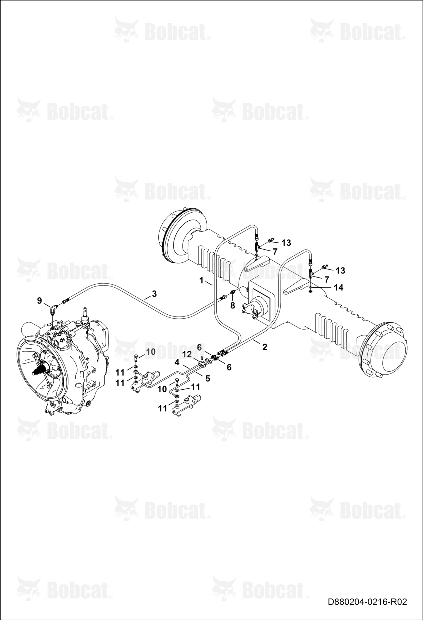 Brake Circuit  B44Z11001 - B44Z11022