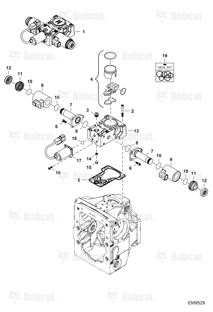 Hydrostatic Pump (Control Unit) (Model 11088365 & 83014259)