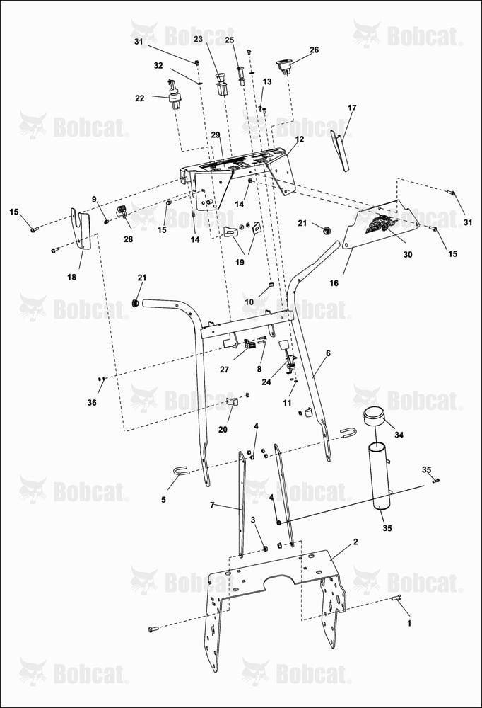 Upper Handle / Control Panel